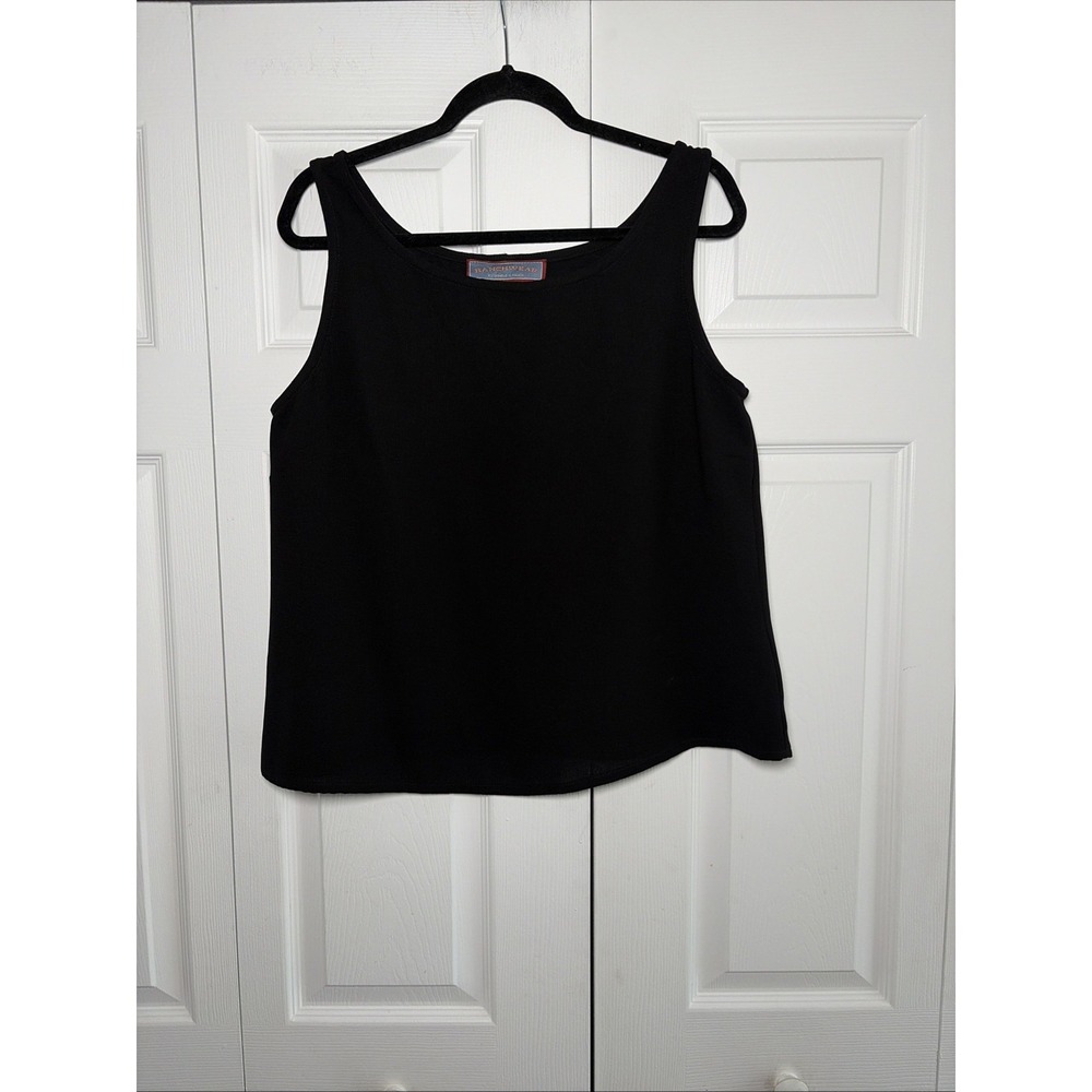 Double D Ranch Ranchwear Womens Large‎ Black Shell Top
